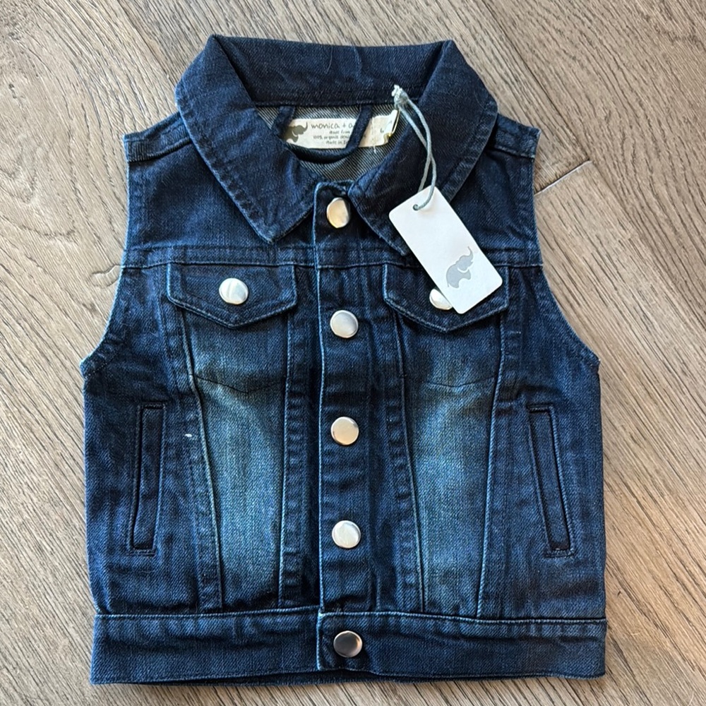 Kids Denim Vest